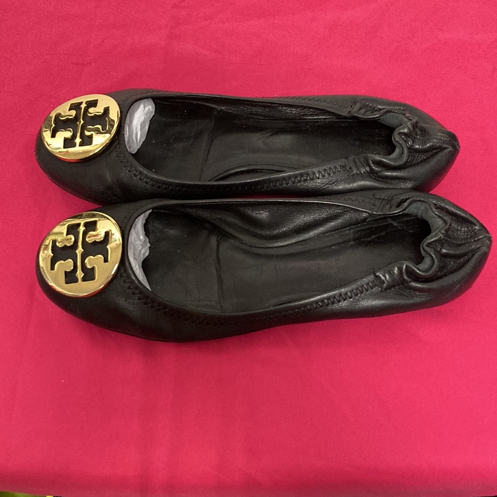 Tory Burch Ballerina Flats Sz 7.5M - Picture 2 of 10